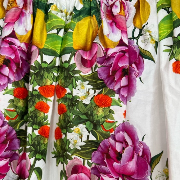 Borgo de Nor Peonia Pink Juliet Cotton Dress - Picture 7 of 8